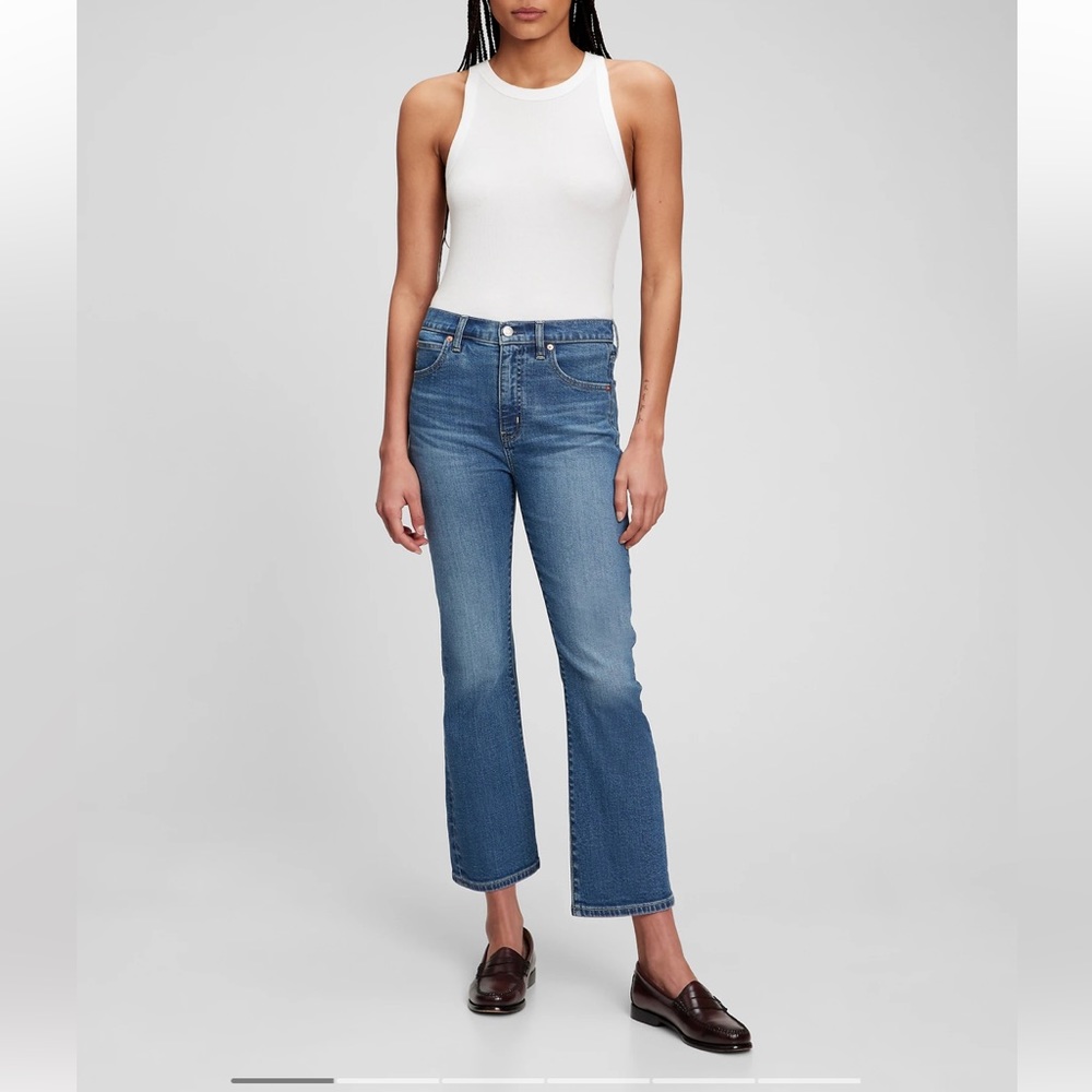 Gap high rise kick fit jeans size 26/2L